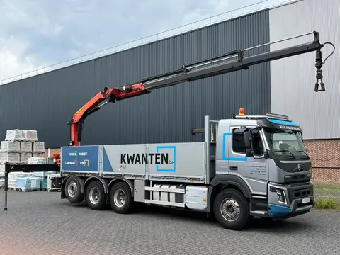 Volvo FMX 460 - 8x4 TRIDEM - PALFINGER PK 18001 EH - LAADBAK 7m met ALU ZIJBORDEN